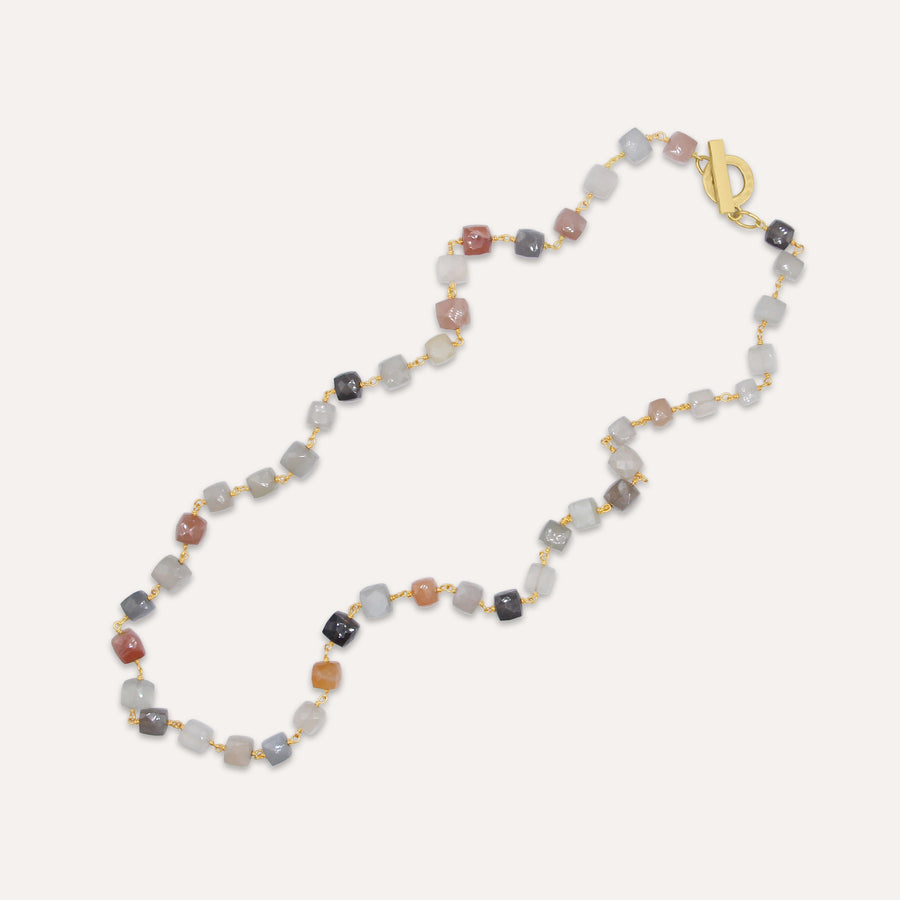 Falling for Moonstones Necklace