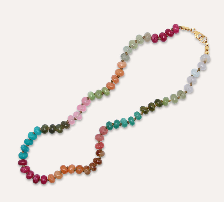 Splash Beaded Necklace