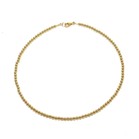 It's a 4 mm Gold-filled Ball Necklace