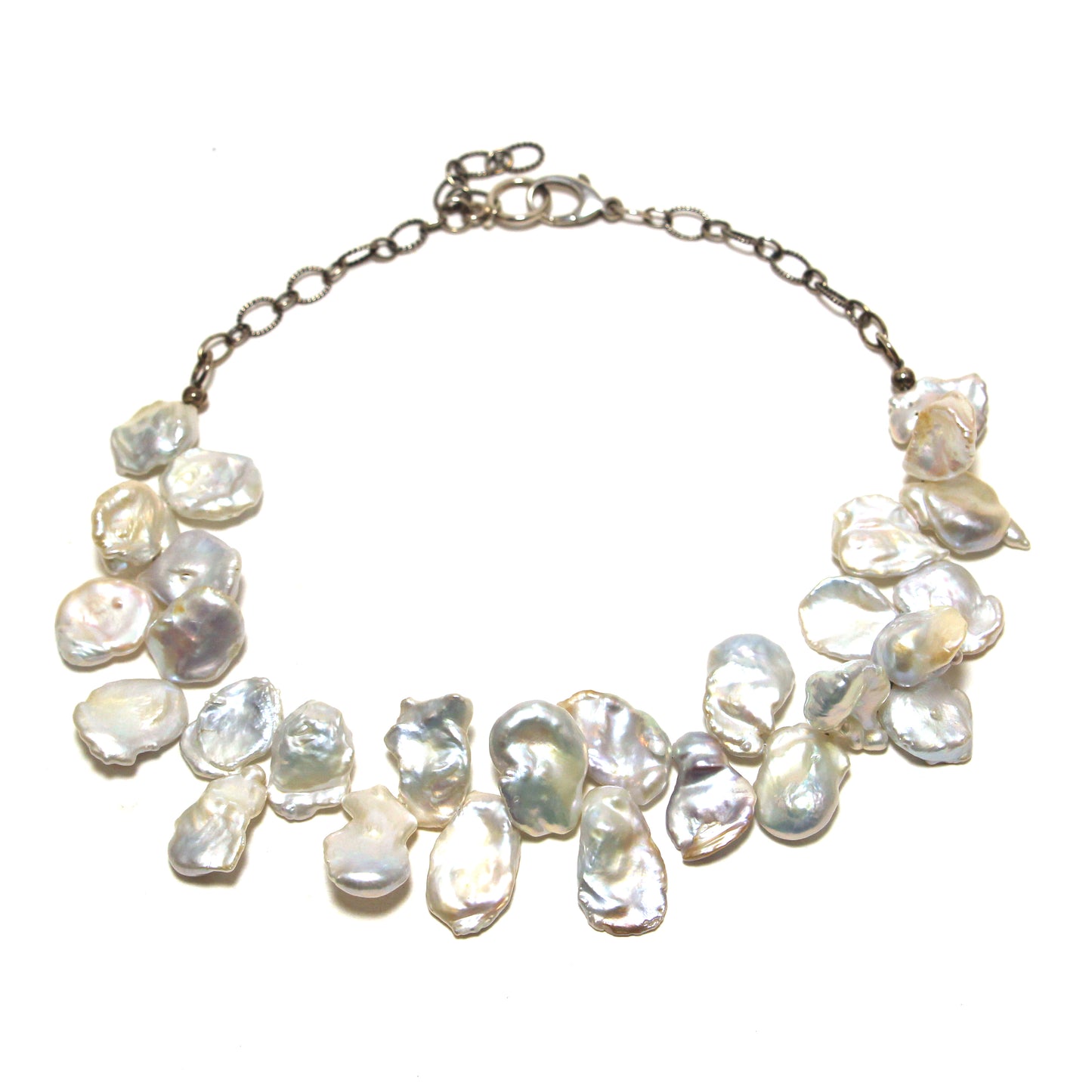 The Charleston Large Keshi Pearl Necklace