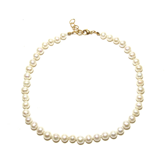 Rosa Classic Off-White Pearl Necklace