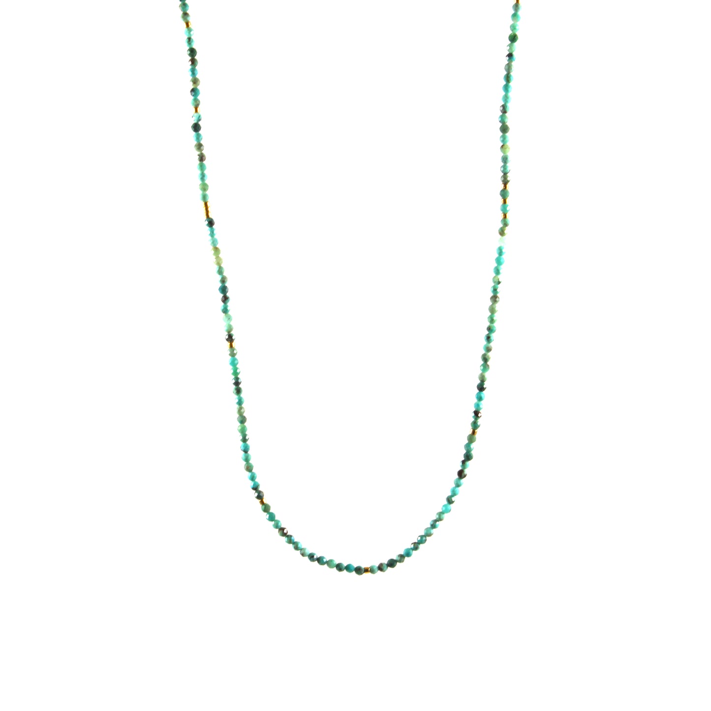 Forever and Ever Long Turquoise Necklace