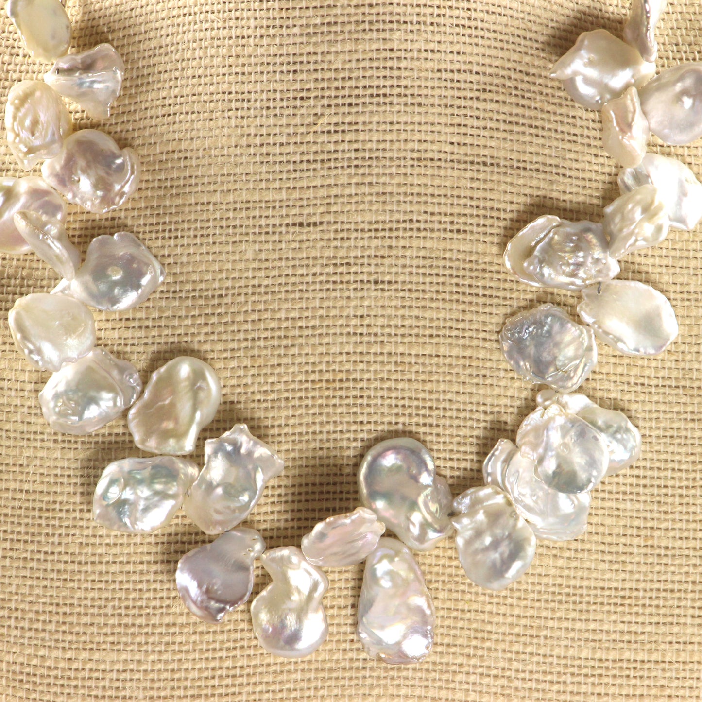 The Charleston Large Keshi Pearl Necklace