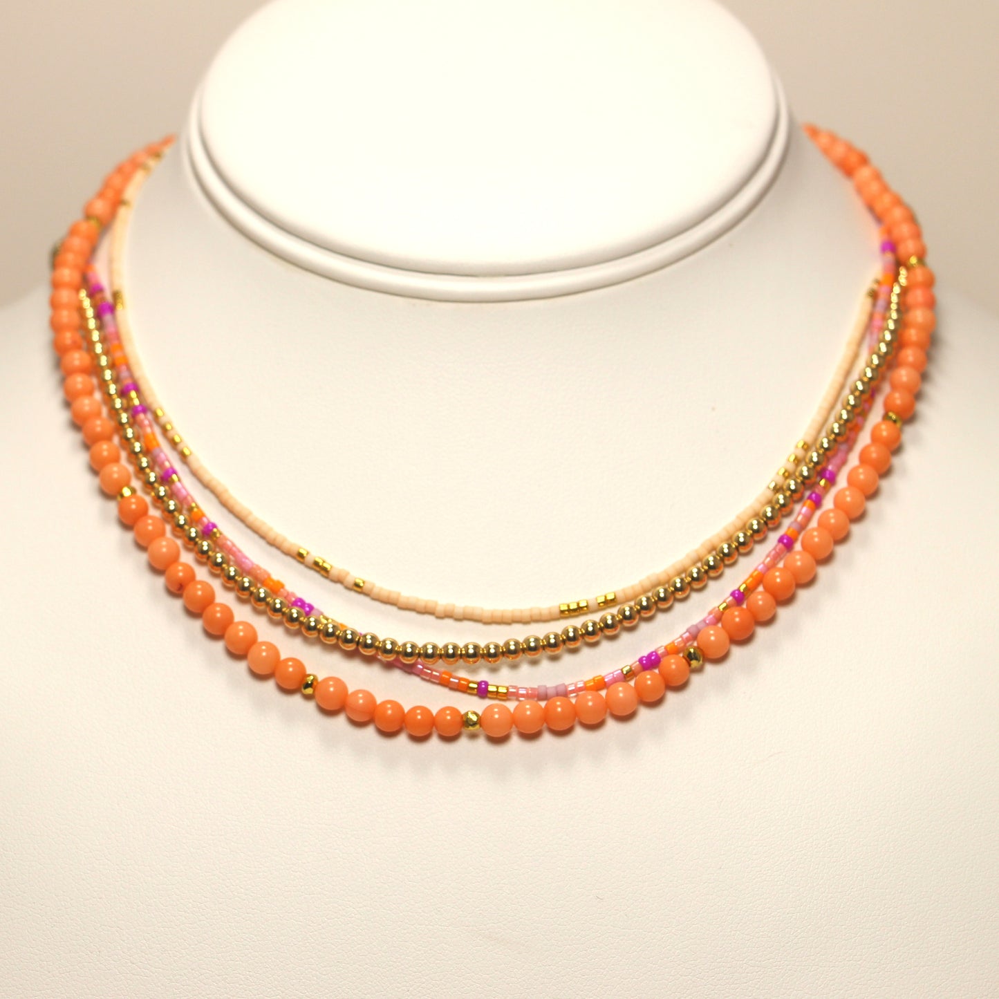 Sun-kissed Coral Necklace