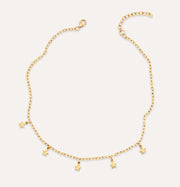 Stars on Cable Chain Necklace