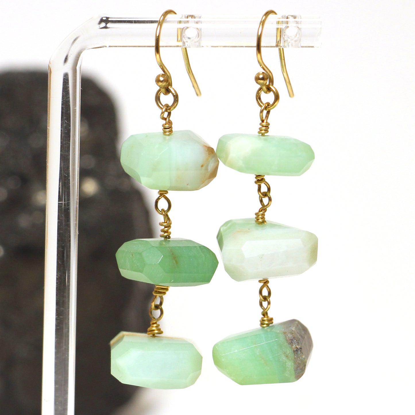 Earth Chrysoprase Earrings