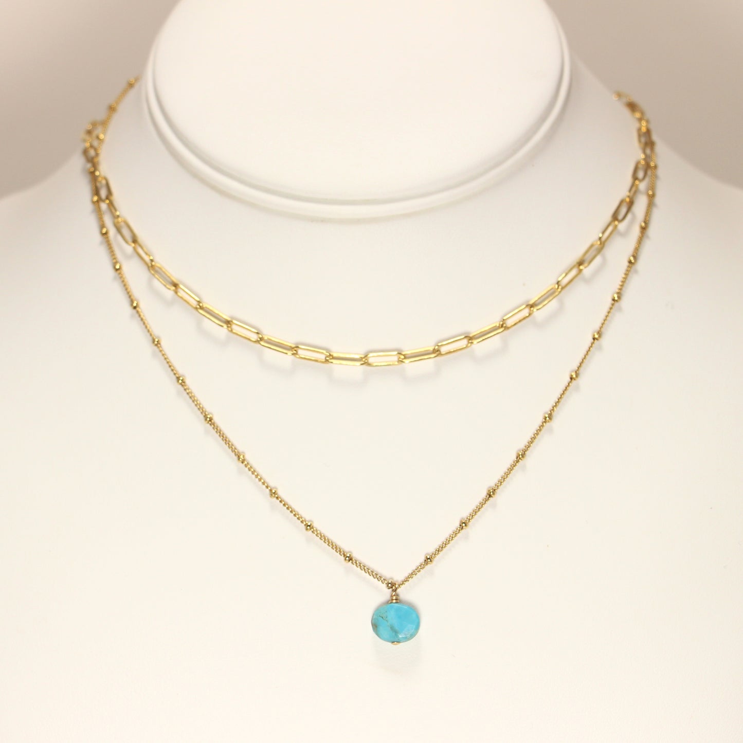 Details Matter Turquoise Pendant Necklace