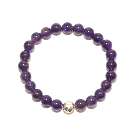 Amethyst to Impress Beaded Bracelet