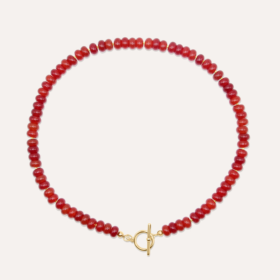 Fall Pop Beaded Necklace