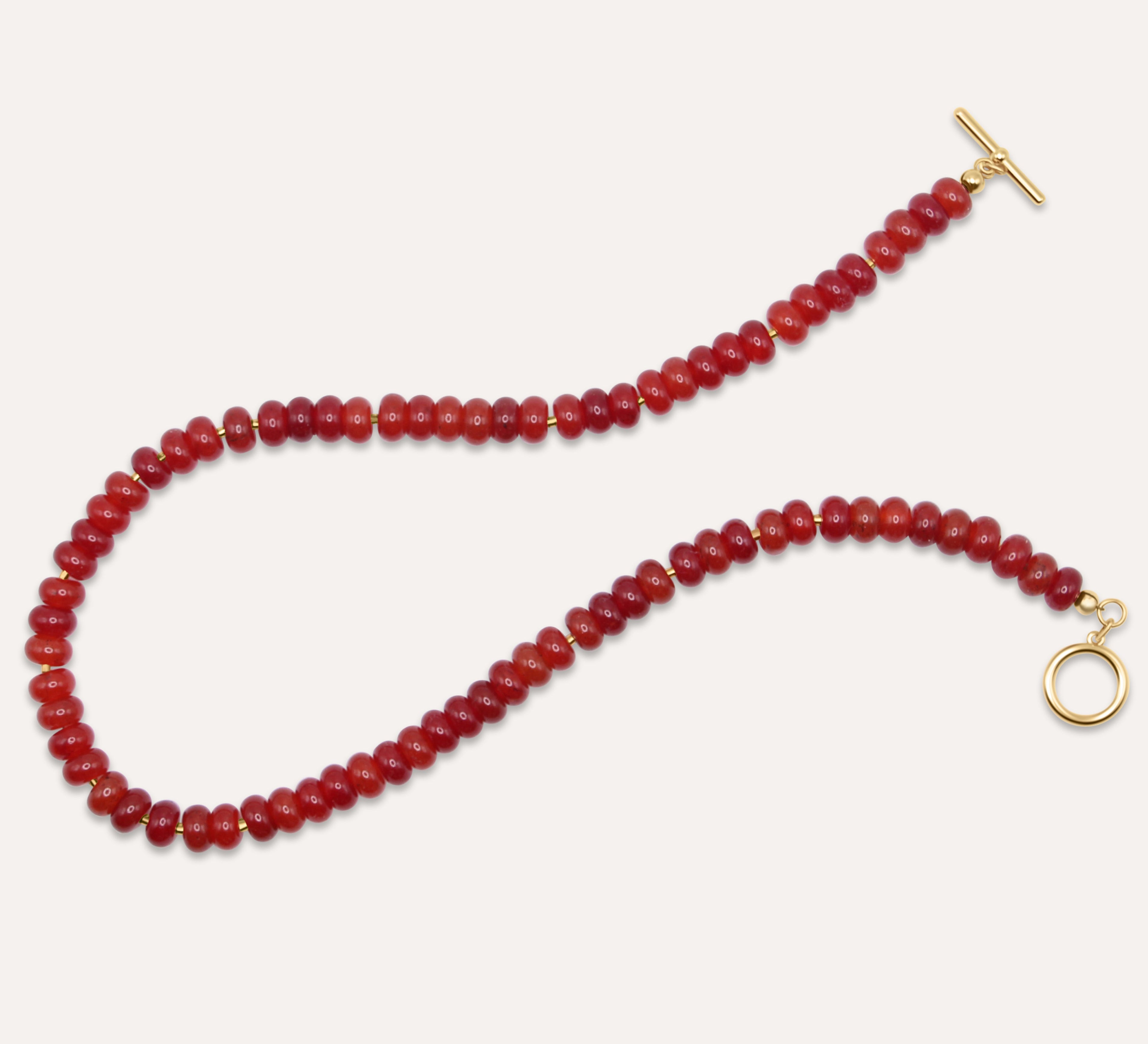 Fall Pop Beaded Necklace