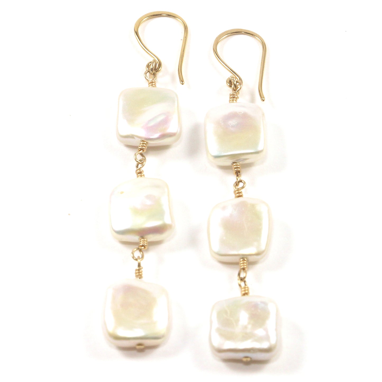 So Happy Cushion Pearls Earrings