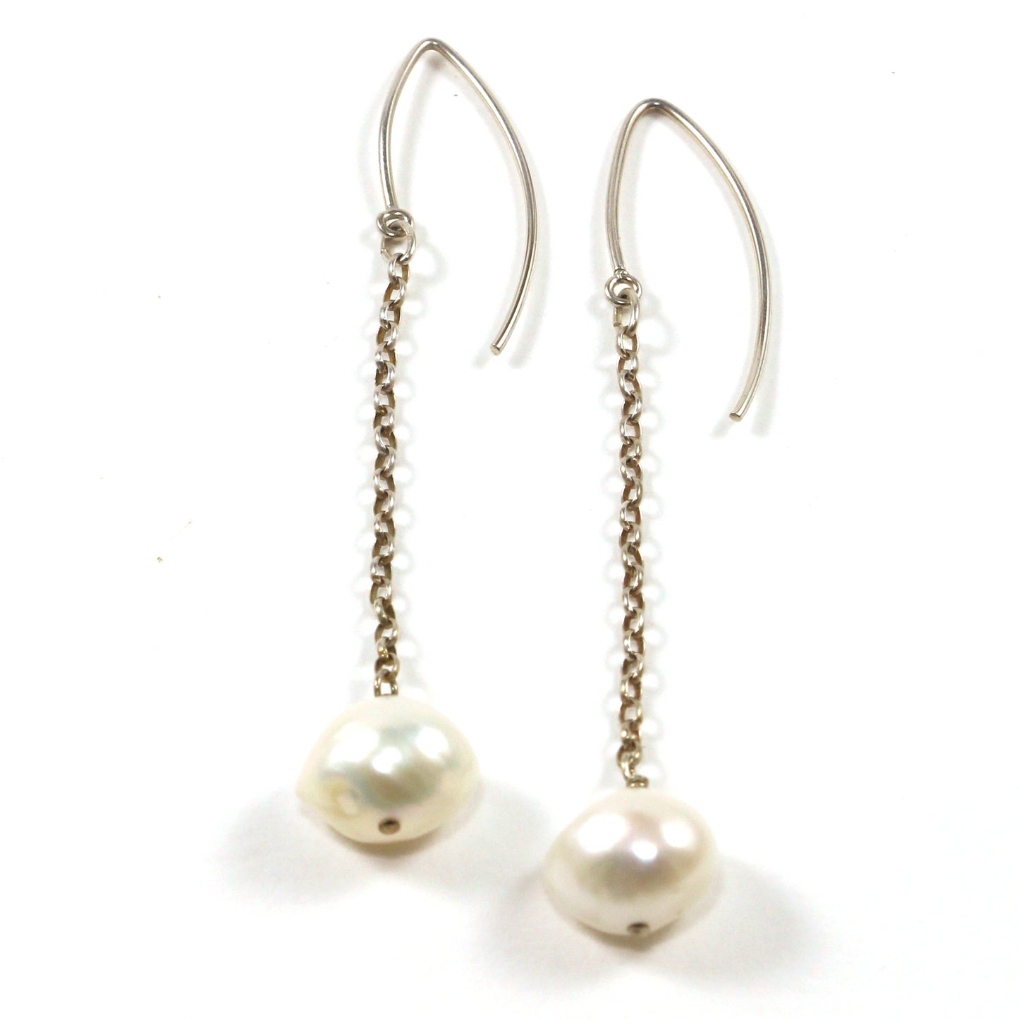 Marquis Floating Baroque Pearl Earrings