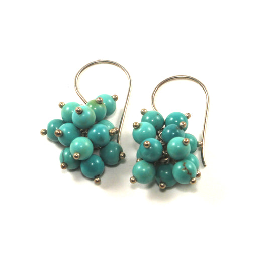 Isola Turquoise Cluster Earrings