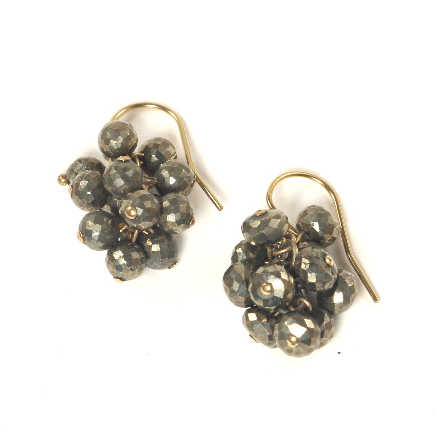 Pyrite Cluster Earrings