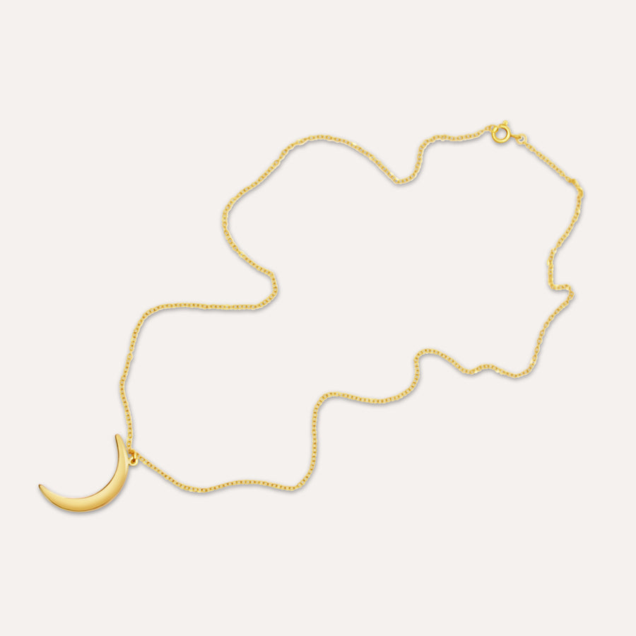 Into Crescent Moon Necklace