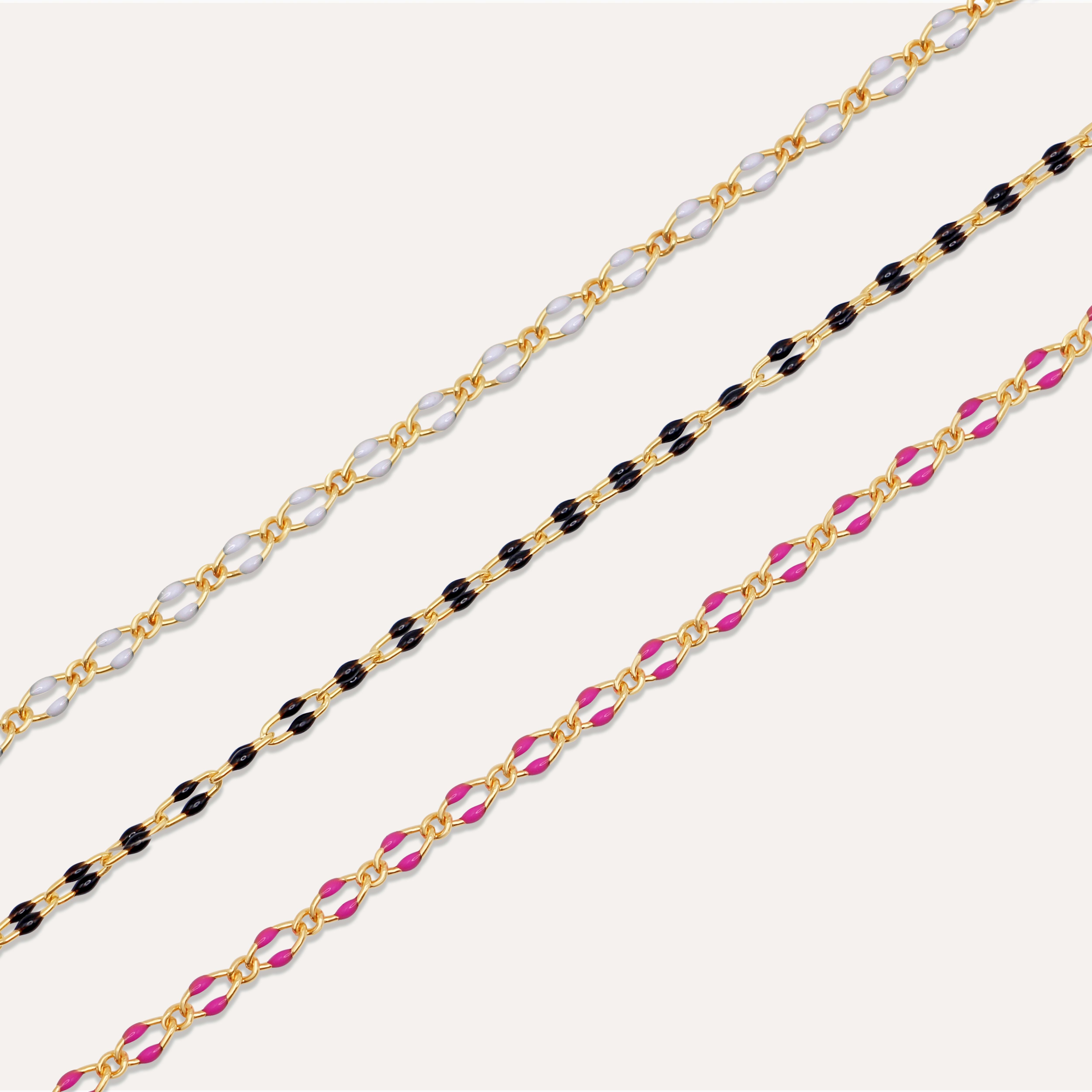 Sweet Enamel Chain Bracelet