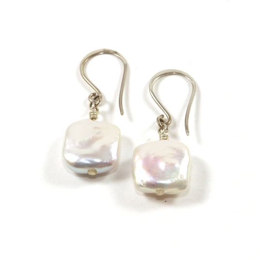 The Beauty of Cushion Pearl Earrings