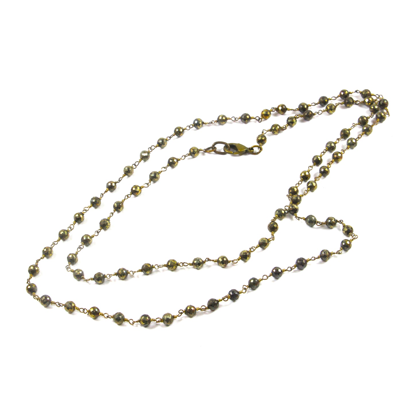 Layering Pyrite Necklace