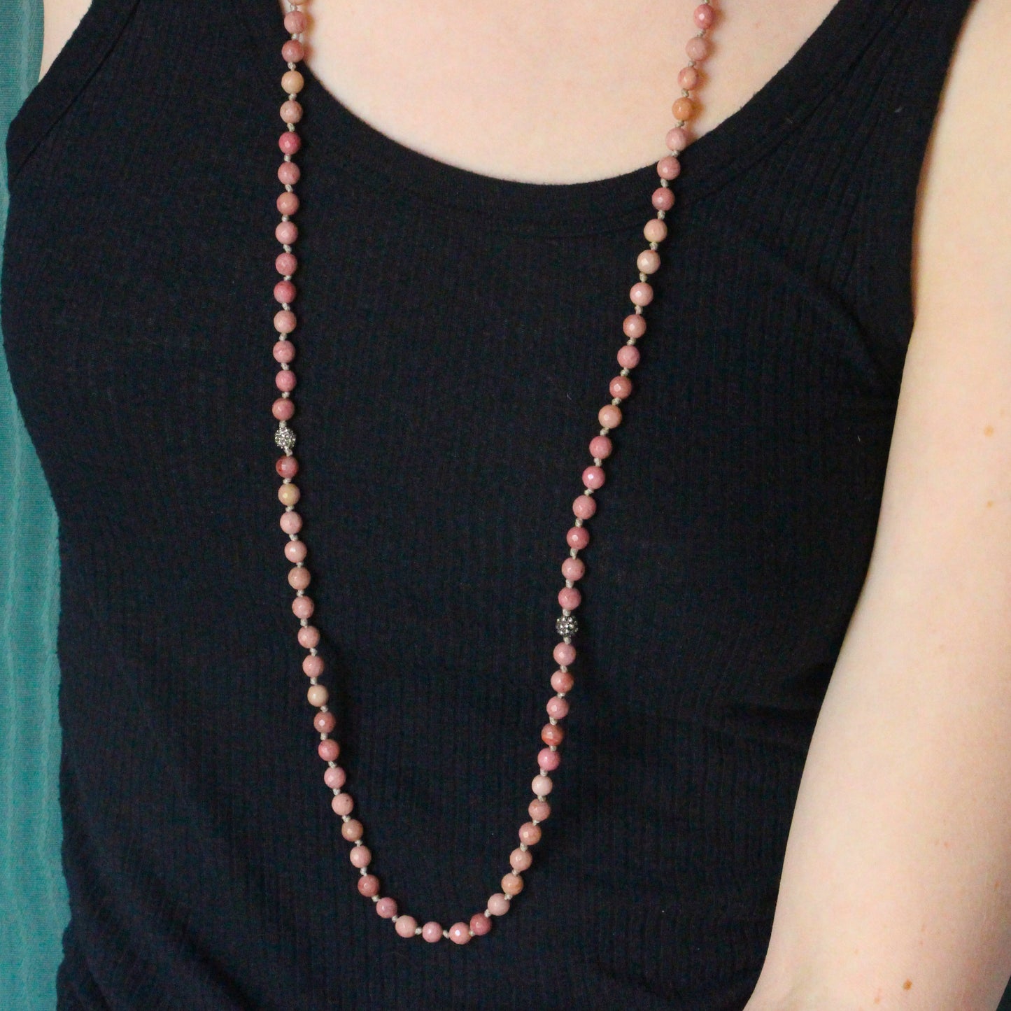 Pink Rhodochrosite Necklace