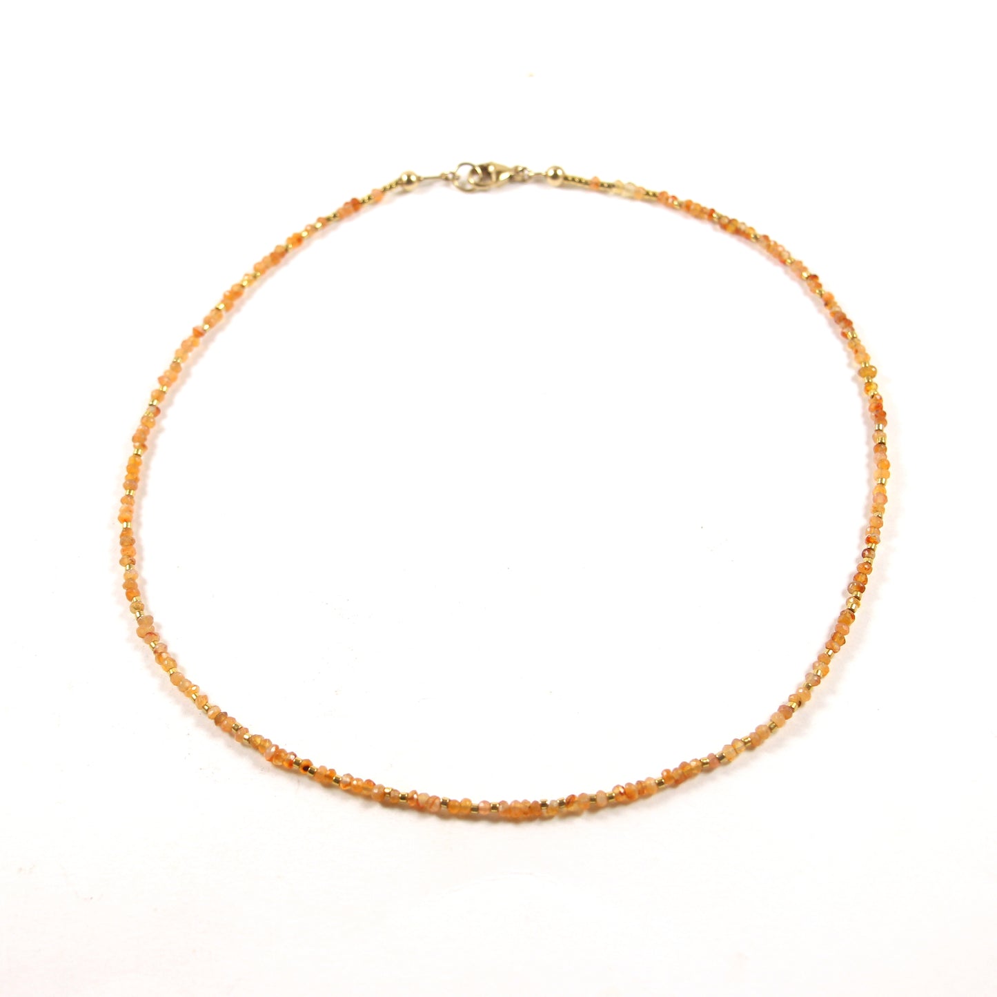 Revel In Orange Agate Necklace