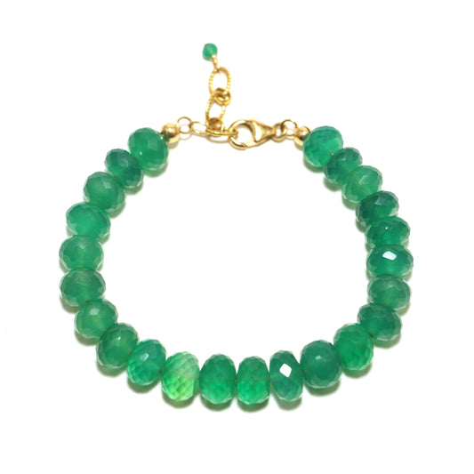 True Green Onyx Bracelet