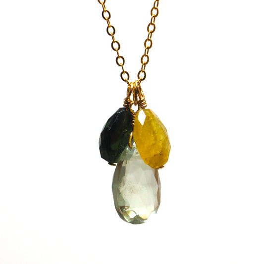 Fields of Golden Greens Necklace