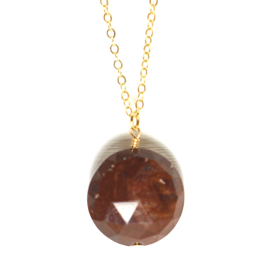 For the Luxe of Red Jasper Pendant