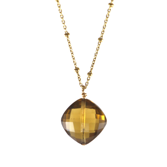 Radiance Topaz Pendant Necklace