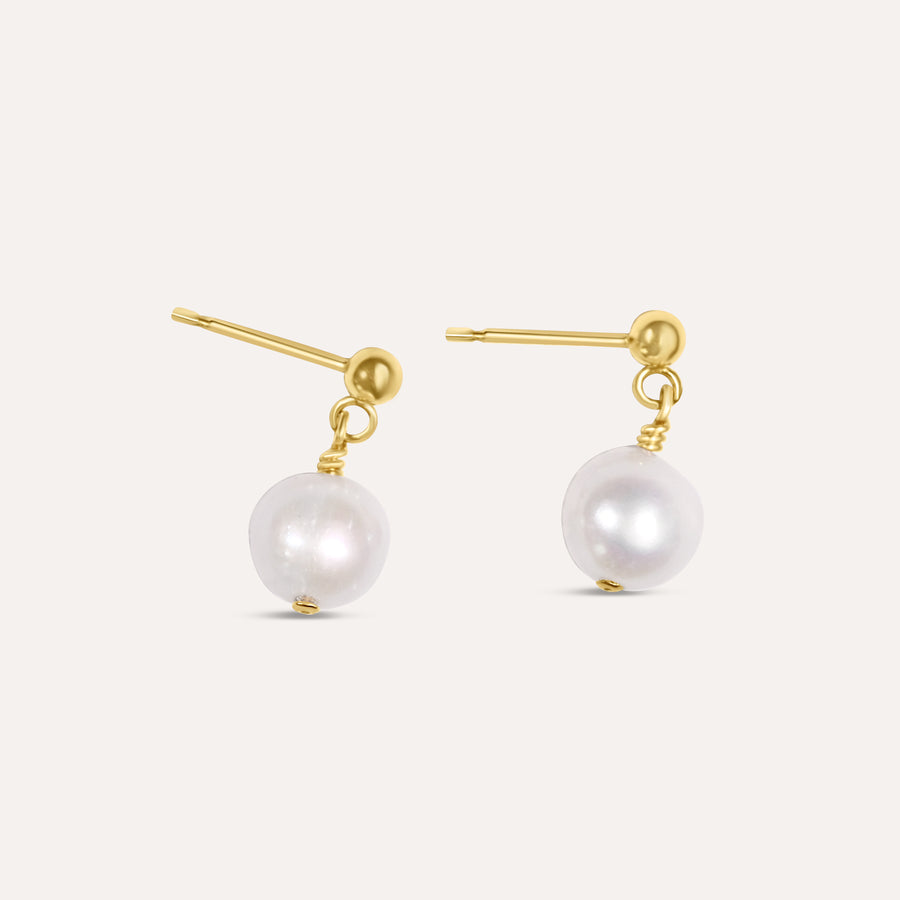 Dainty Pearl Earrings
