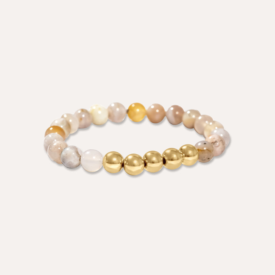 Everyday Sakura Agate Bracelet
