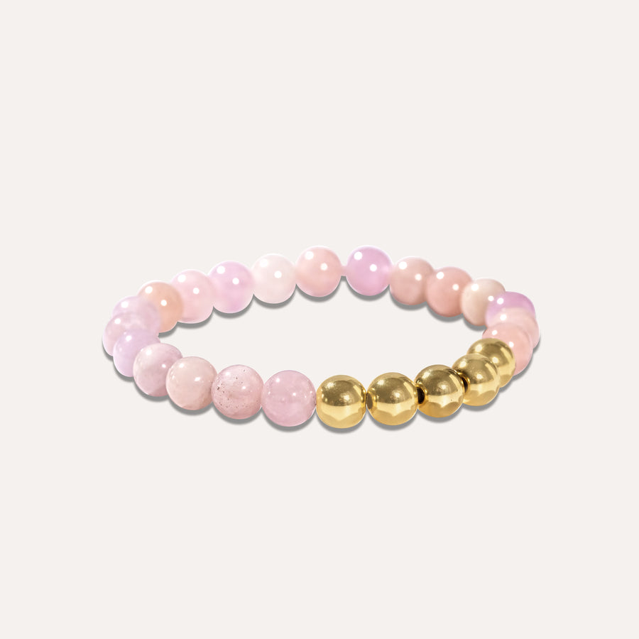 Blush Morganite Beaded Bracelet