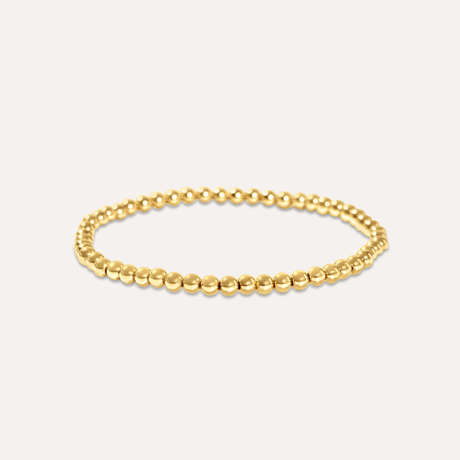 It's a 4 mm Beaded Ball Bracelet