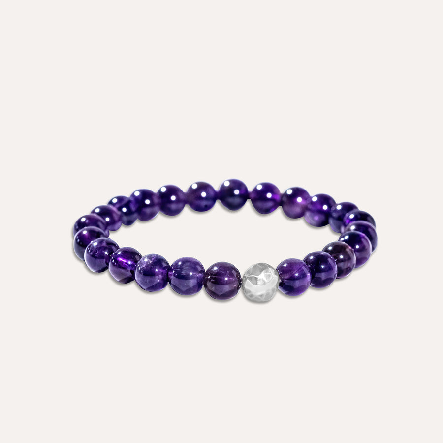 Amethyst to Impress Beaded Bracelet