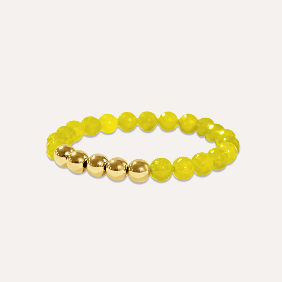 Lemongrass Beaded Bracelet