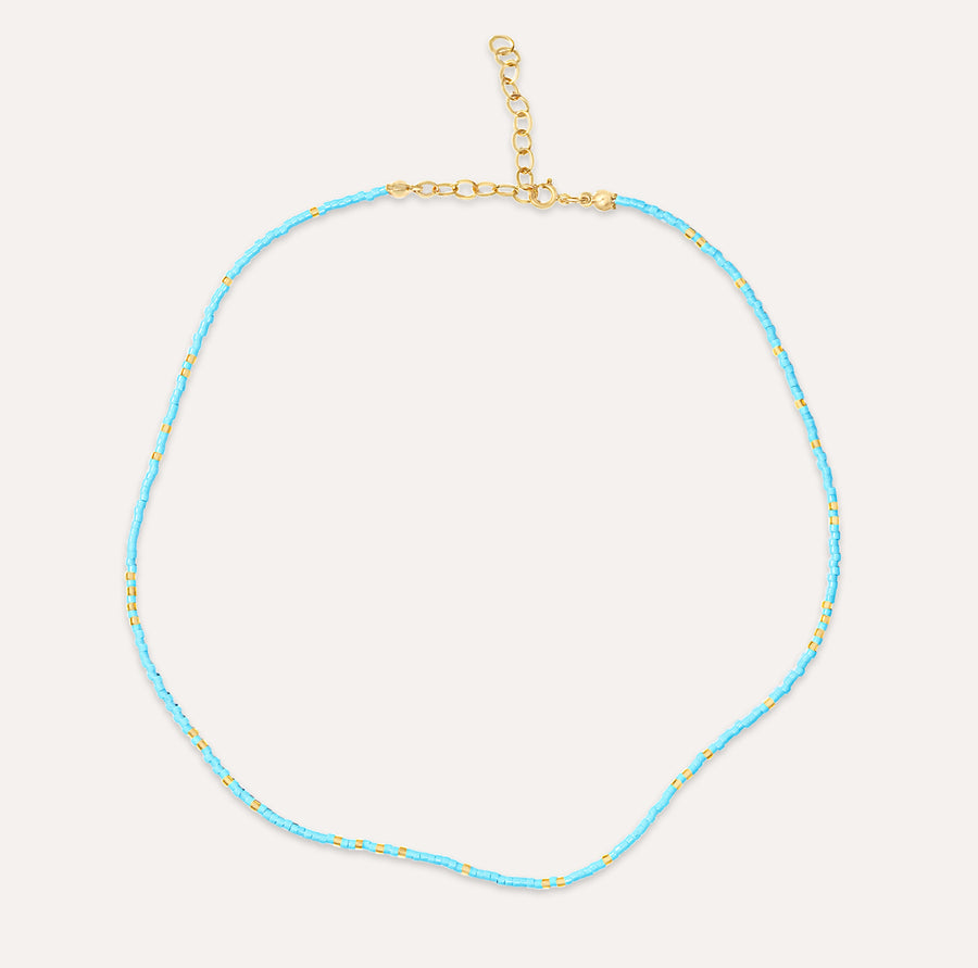 True to Blue Accent Necklace
