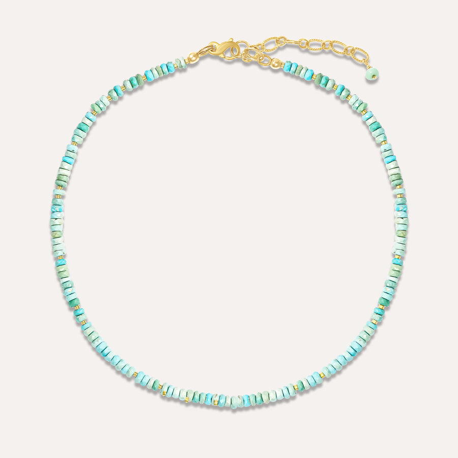 Happy Turquoise Collar Necklace
