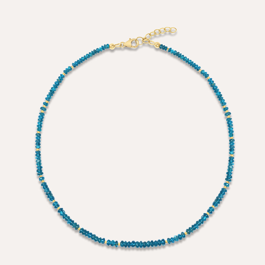 It's a Rare Blue Apatite Necklace