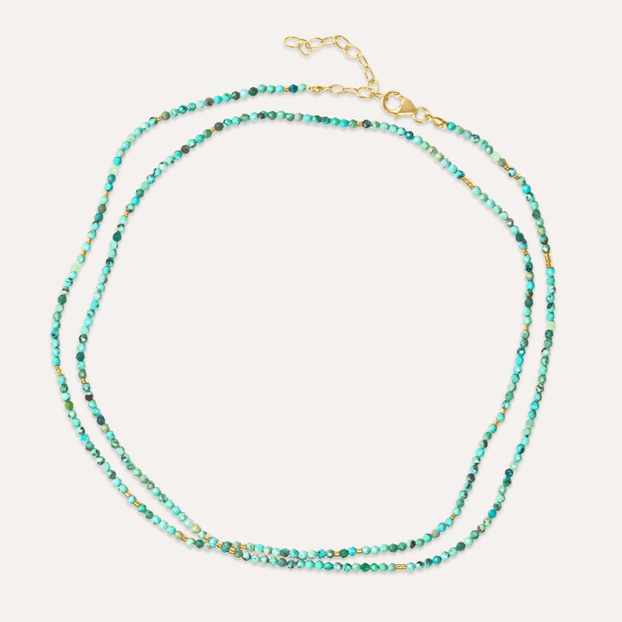 Forever and Ever Long Turquoise Necklace
