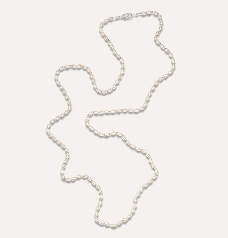 The Ultimate Long Pearl Necklace