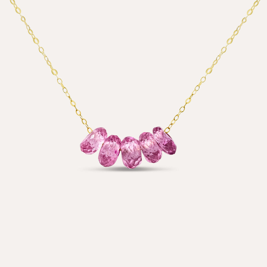 Mystic Pink Topaz Necklace