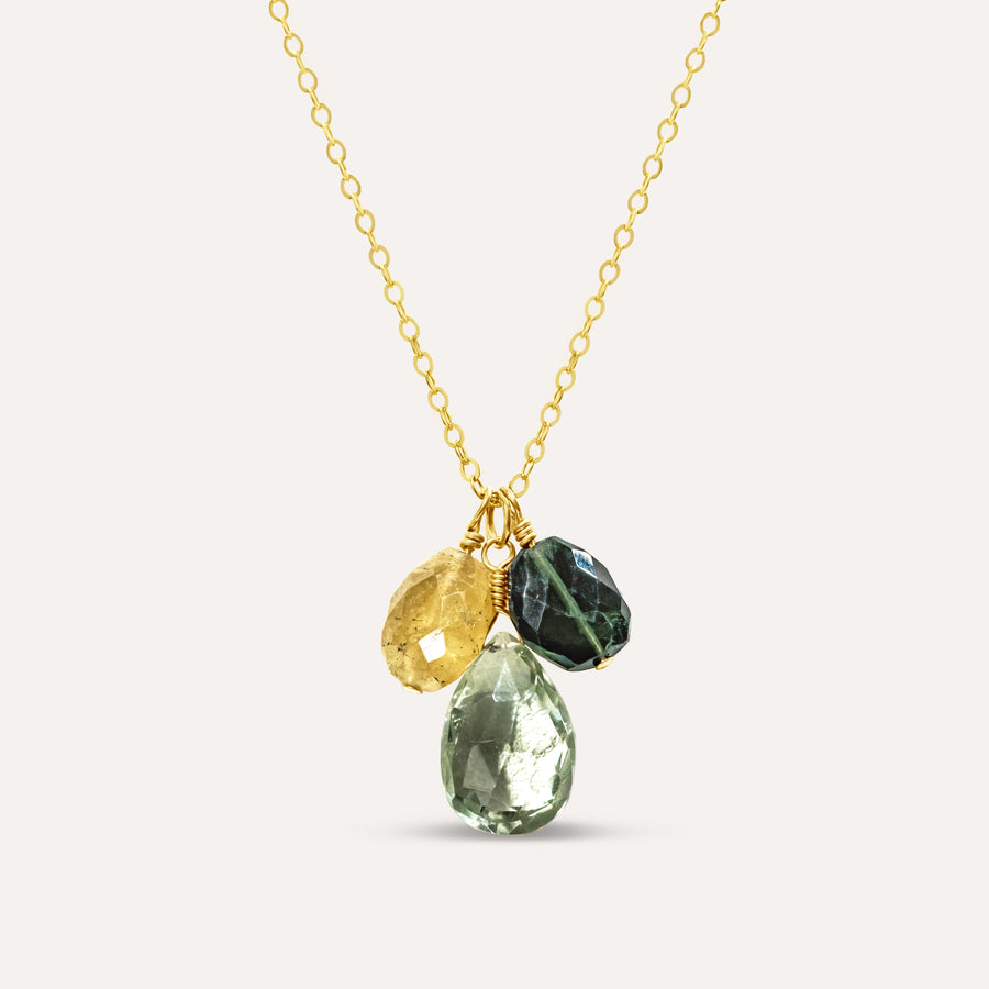 Be Golden Greens Necklace