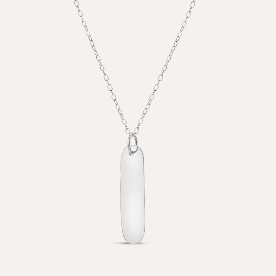 Tagged Sterling Silver Necklace