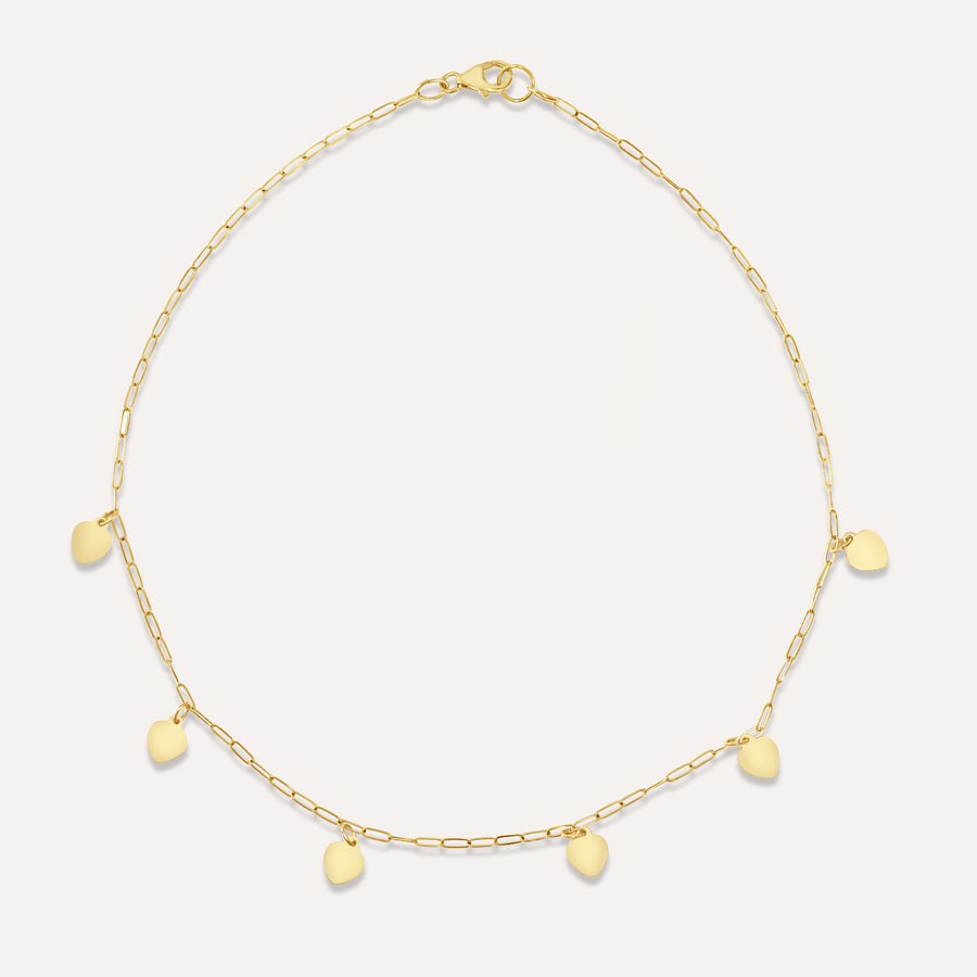 Six Hearts Pendant Necklace