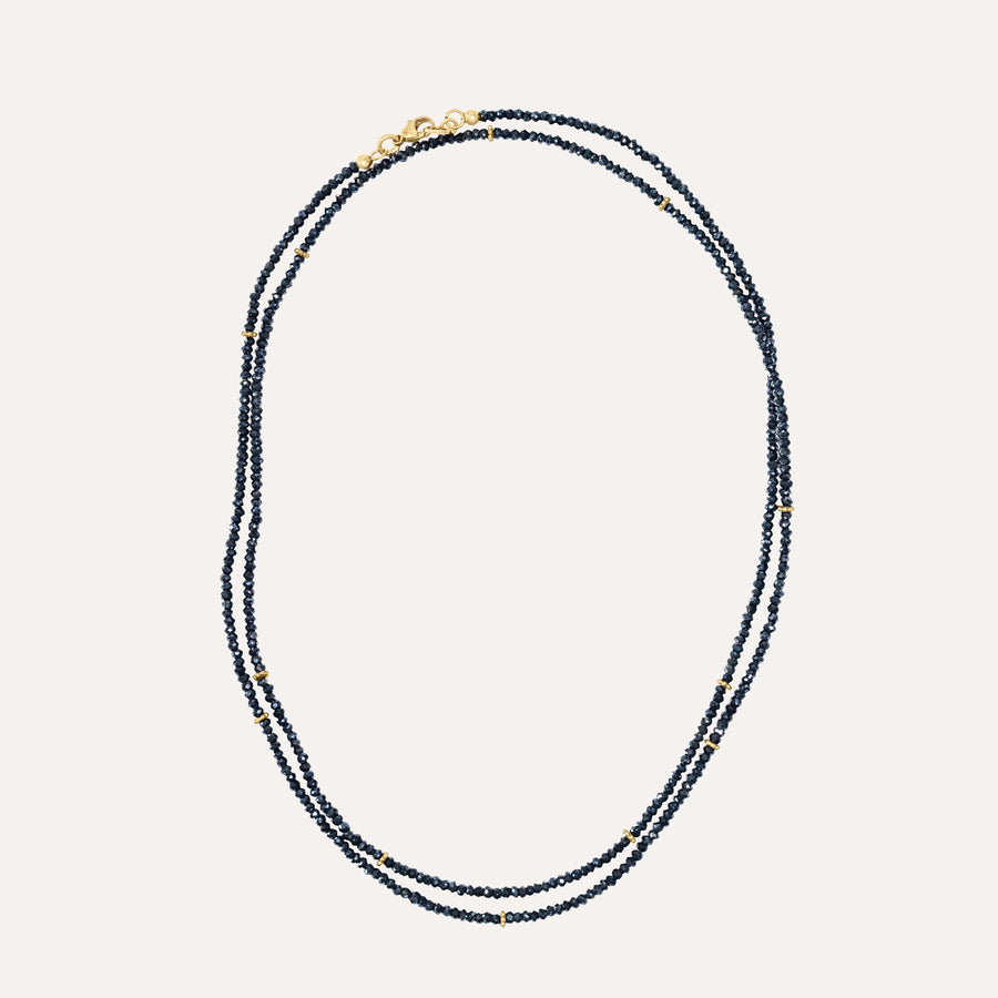 Long Deep Blue Mystic Necklace