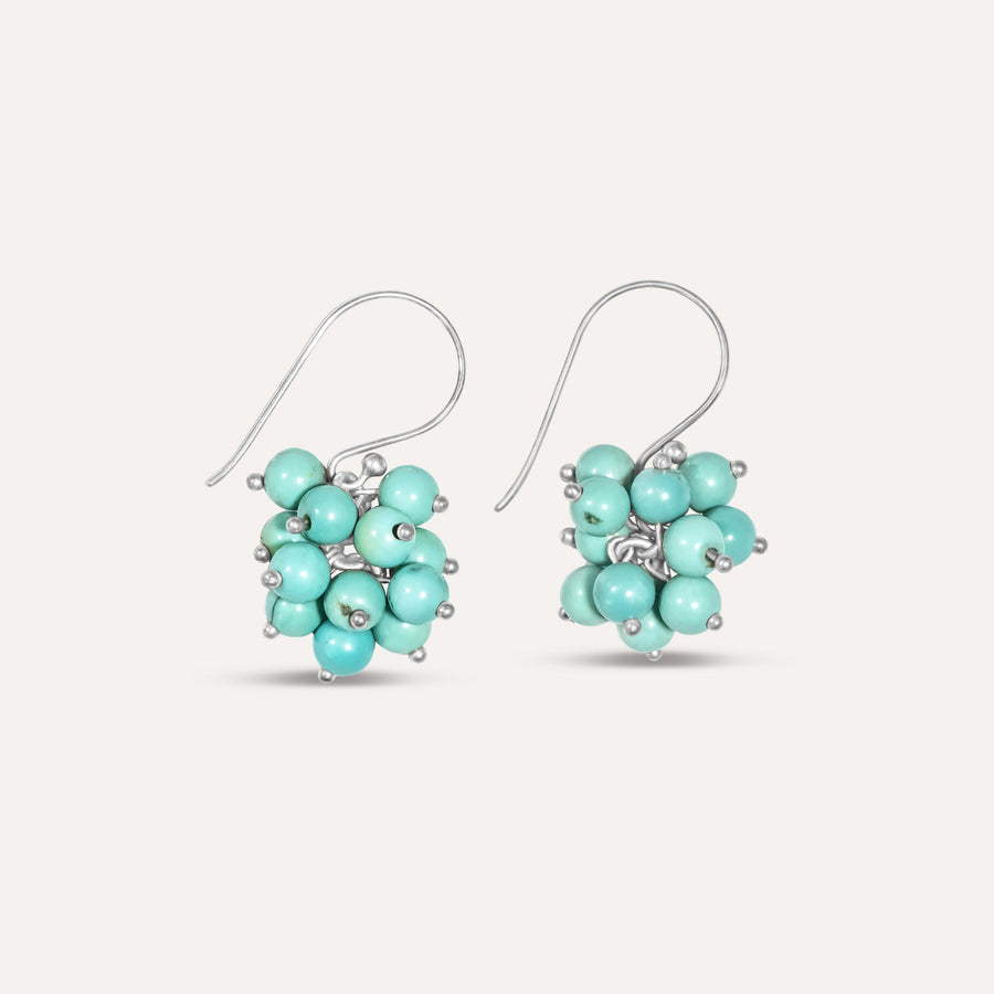 Isola Turquoise Cluster Earrings