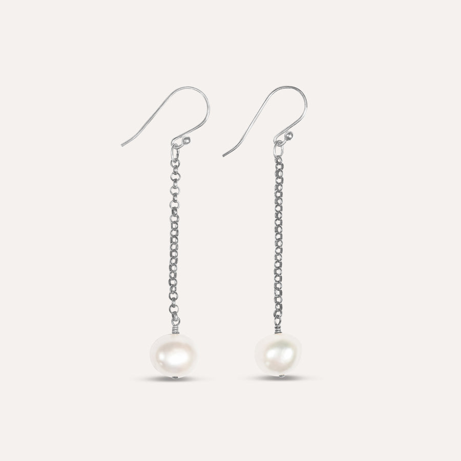 Delight Floating Baroque Pearl Earrings