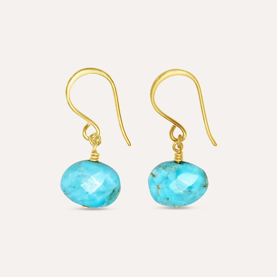 Ode to Blue Turquoise Earrings