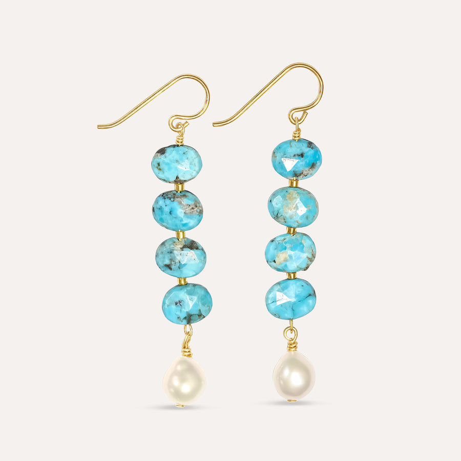 Vacation in Turquoise Earrings