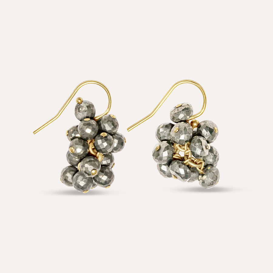 Pyrite Cluster Earrings