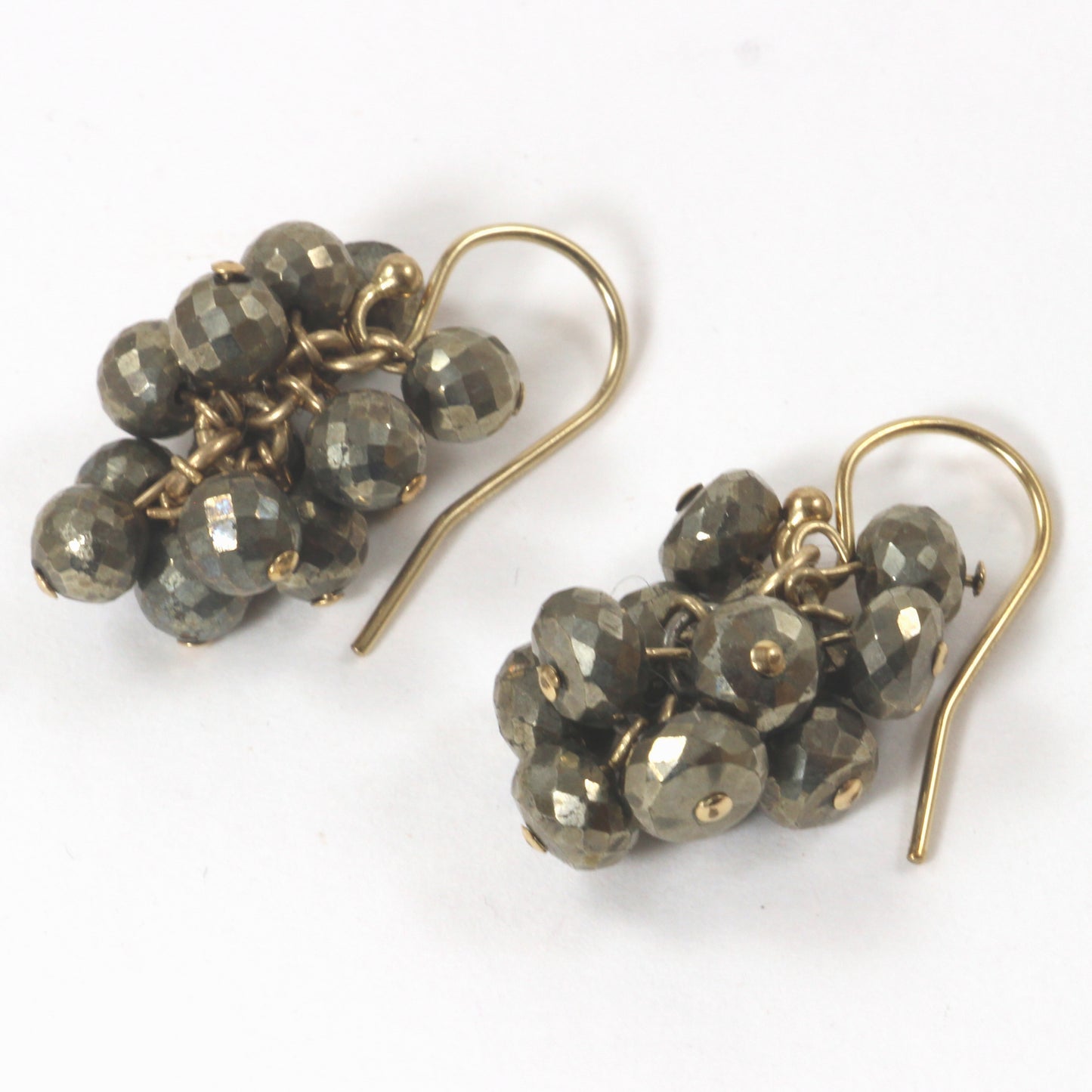 Pyrite Cluster Earrings